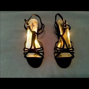 Annie Black Micro Sandals